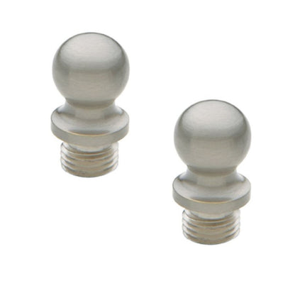 Hinge Finials - 1080 Ball Tip - Radius Corner Hinges; 003 - Lifetime Polished Brass