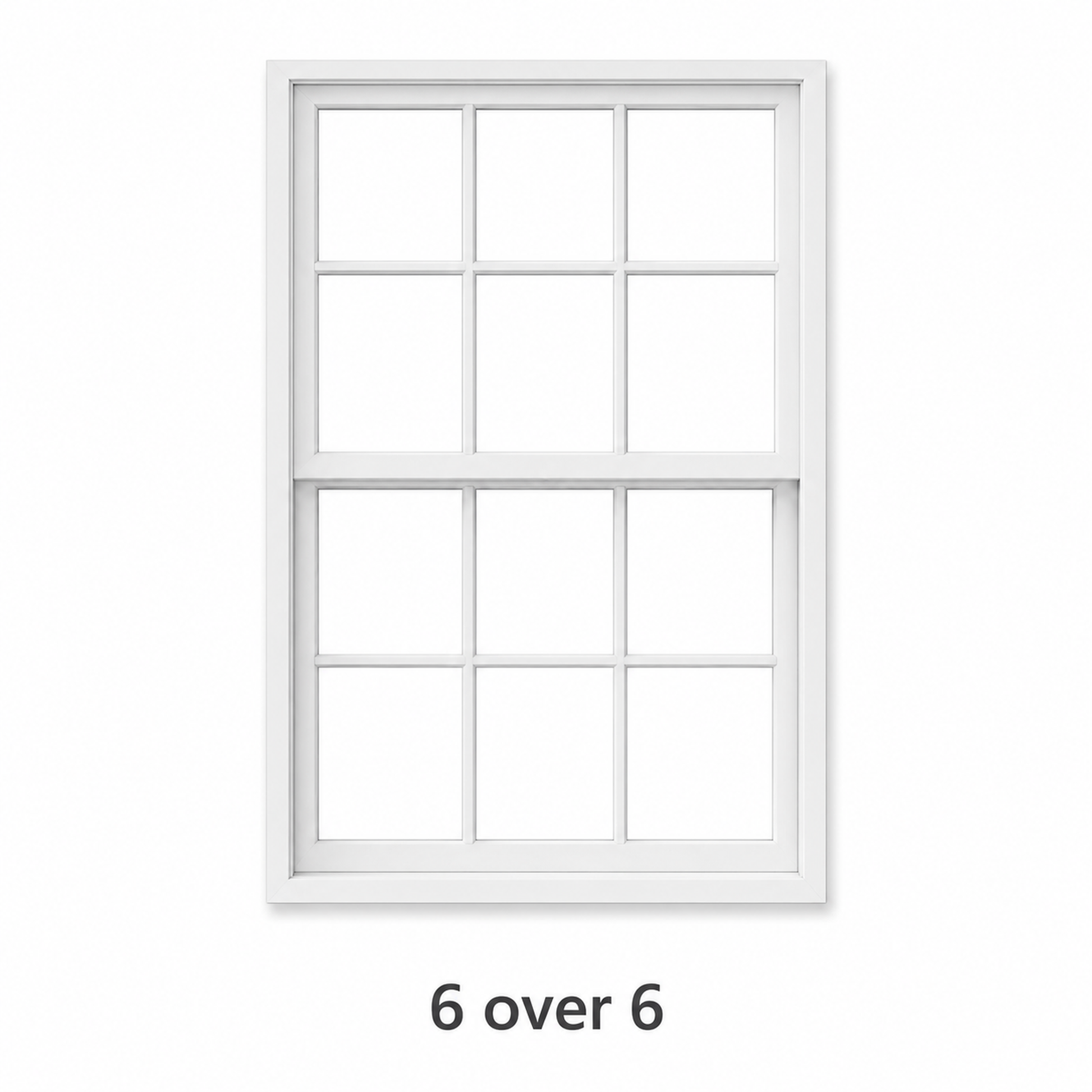 Historical Replacement Window - Aluminum Clad; 6 over 6
