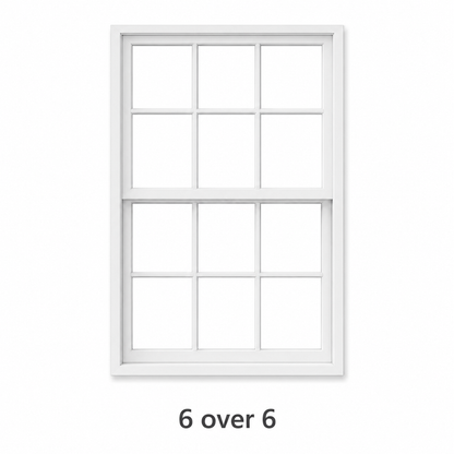 Historical Replacement Window - Aluminum Clad; 6 over 6