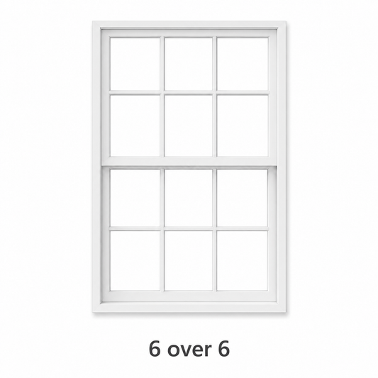 Historical Replacement Window - Aluminum Clad; 6 over 6