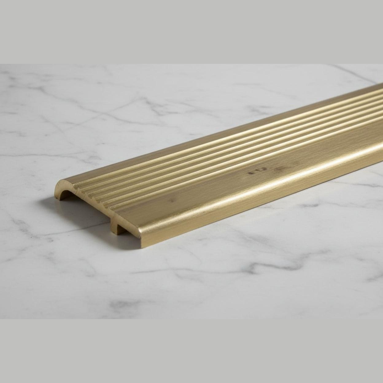 Interlocking Bronze Threshold 1-3/8" Wide x 5/16" Tall - Base item