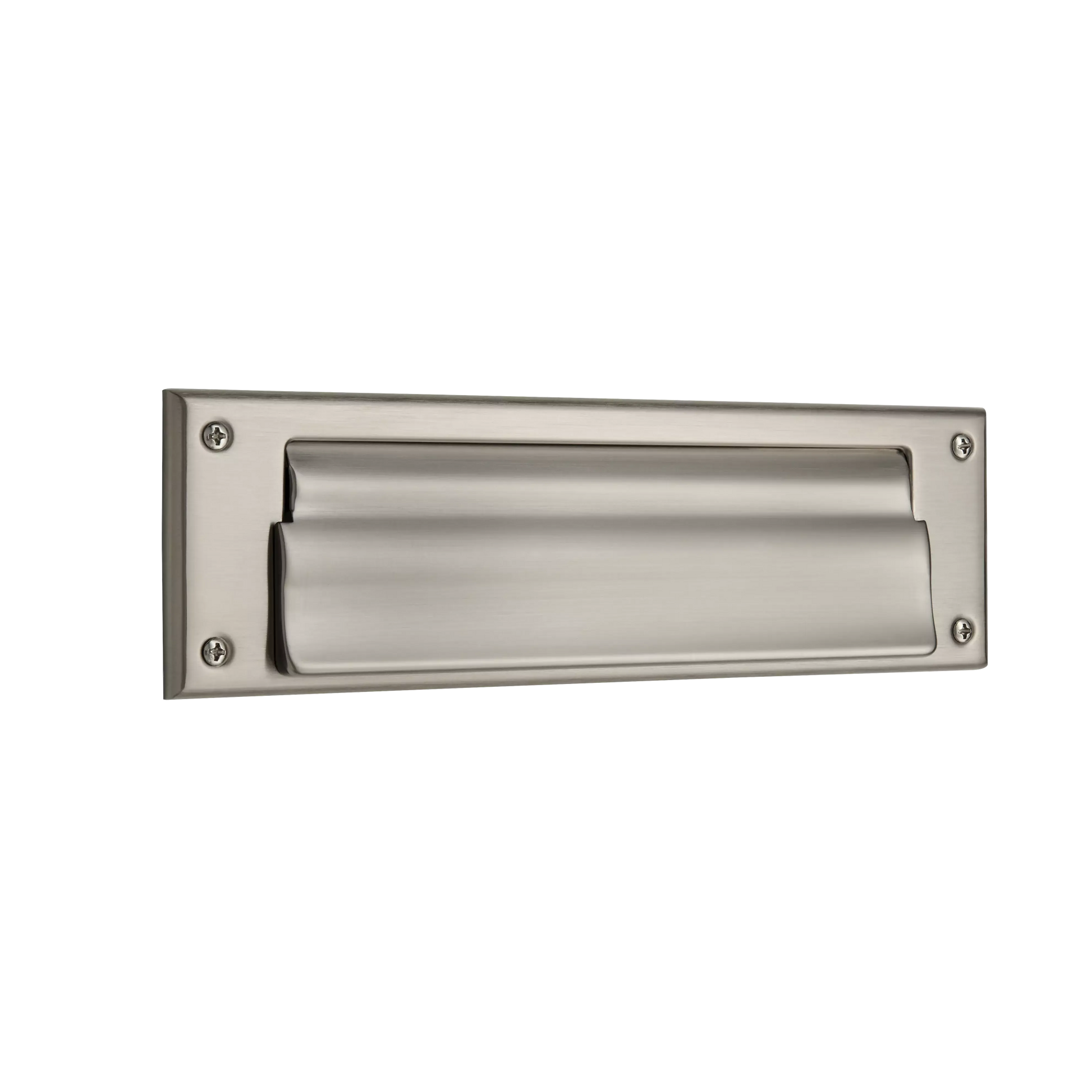 Letter Box Plate with Liner Insert - 150 - Satin Nickel