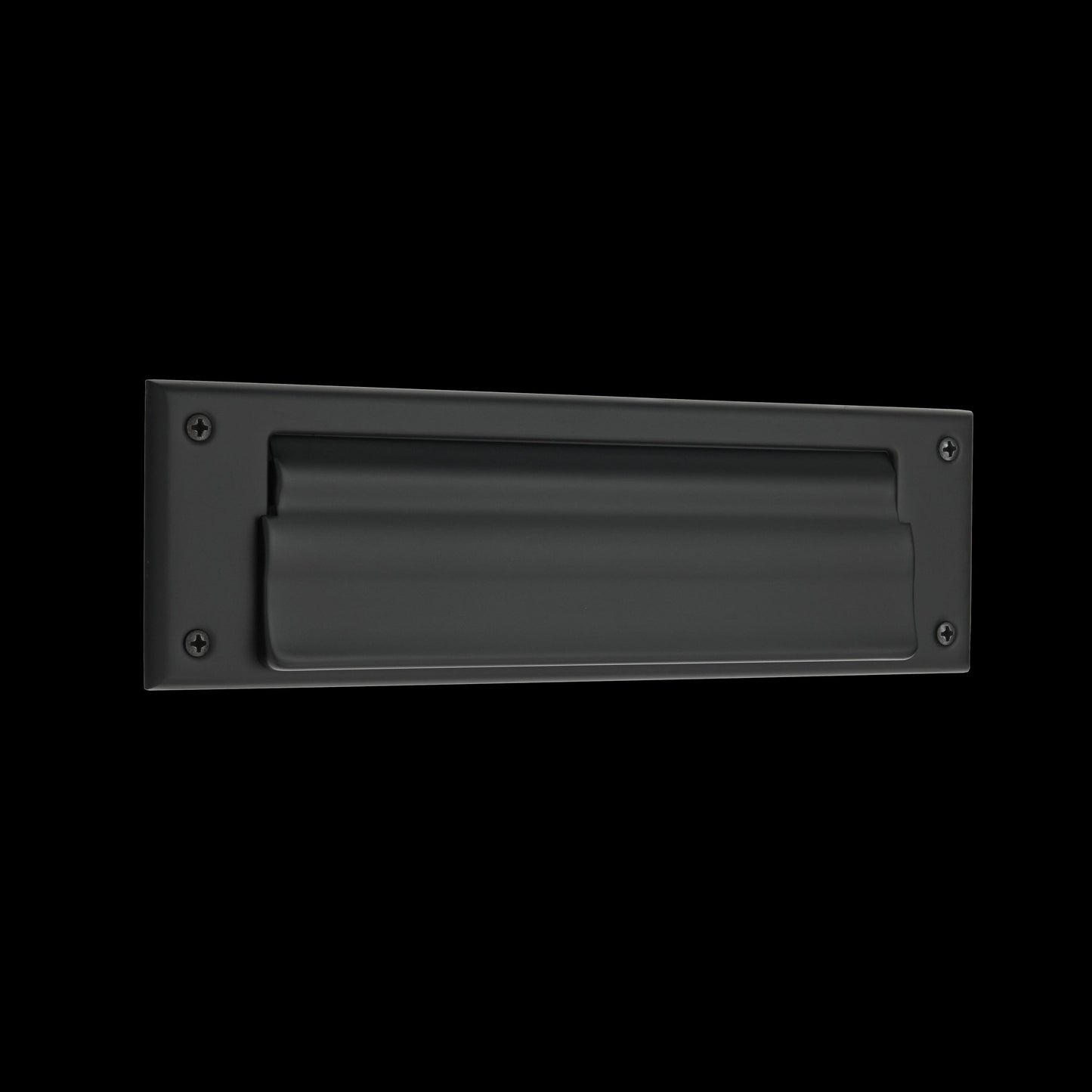 Letter Box Plate with Liner Insert - 190 - Satin Black