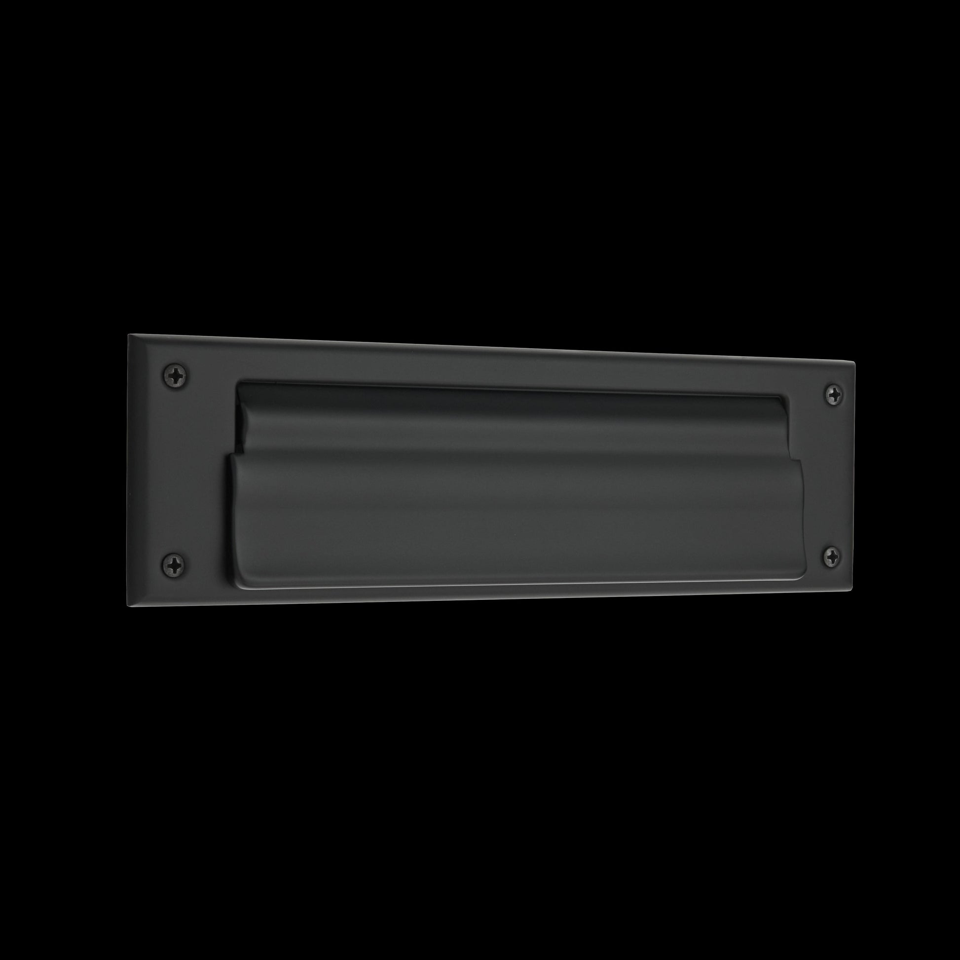 Letter Box Plate with Liner Insert - 190 - Satin Black
