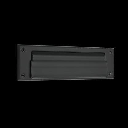 Letter Box Plate with Liner Insert - 190 - Satin Black