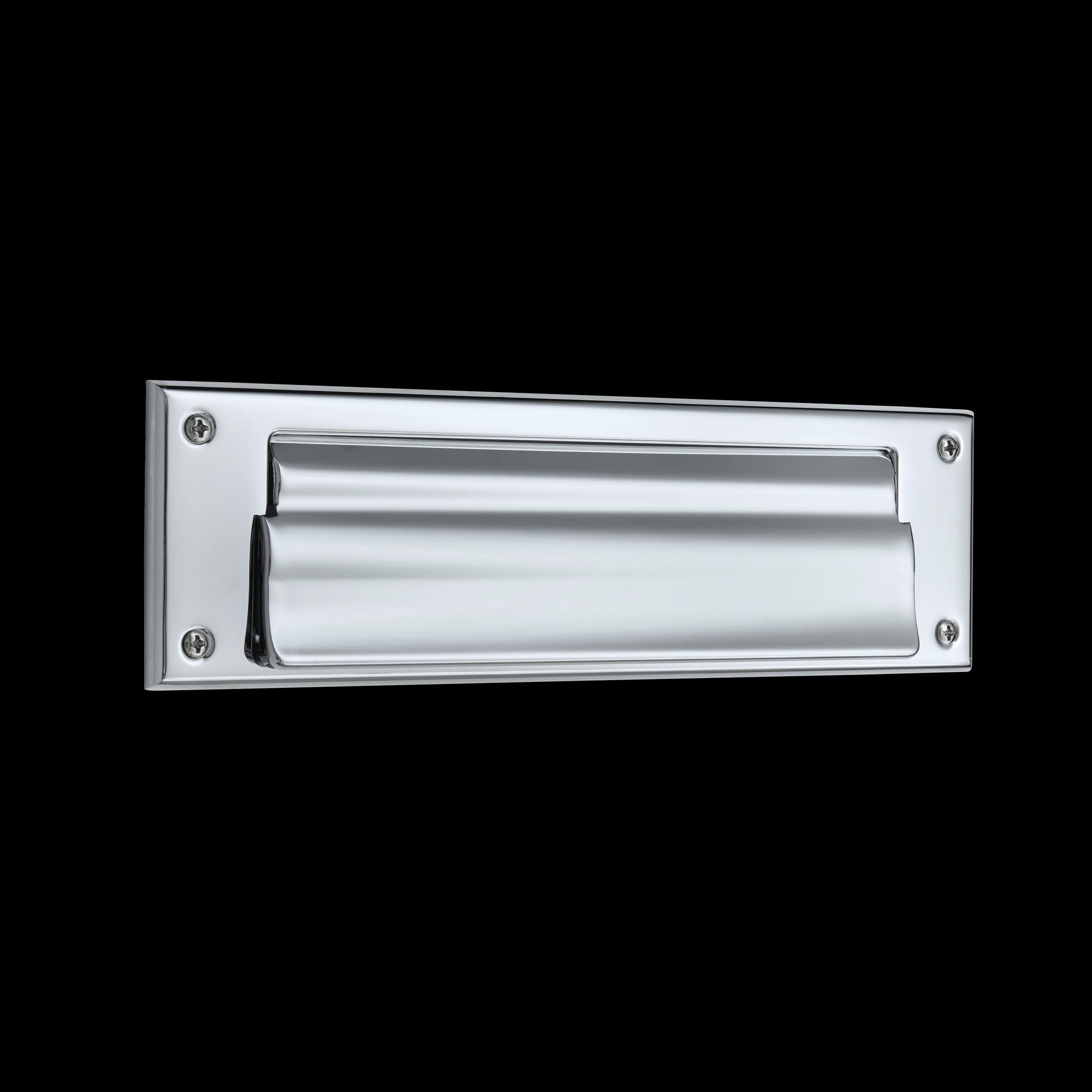 Letter Box Plate with Liner Insert - 260 - Polished Chrome