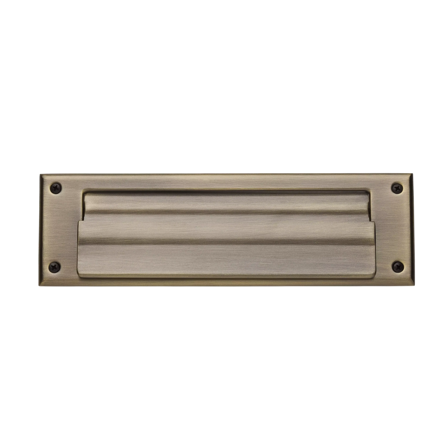 Letter Box Plate with Liner Insert - 050 - Antique Brass