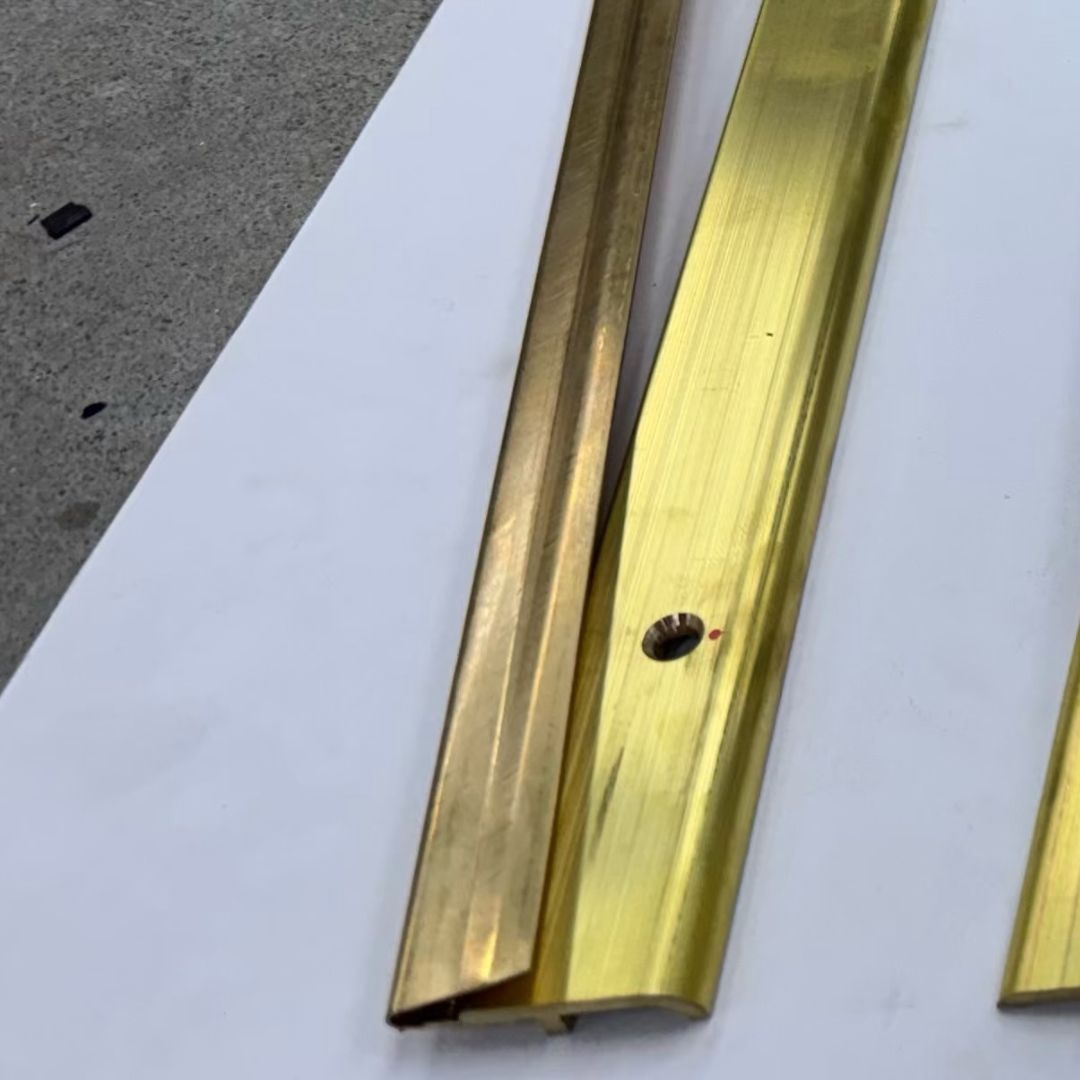 Low-Profile Interlocking Bronze Door Threshold Kit