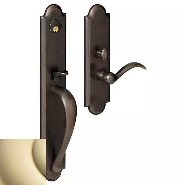 Baldwin Boulder Full-Escutcheon Complete Mortise Entry Set with 5452V lever – product image 1