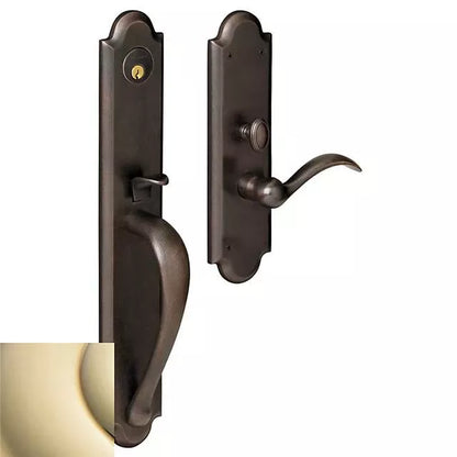 Baldwin Boulder Full-Escutcheon Complete Mortise Entry Set with 5452V lever – product image 1