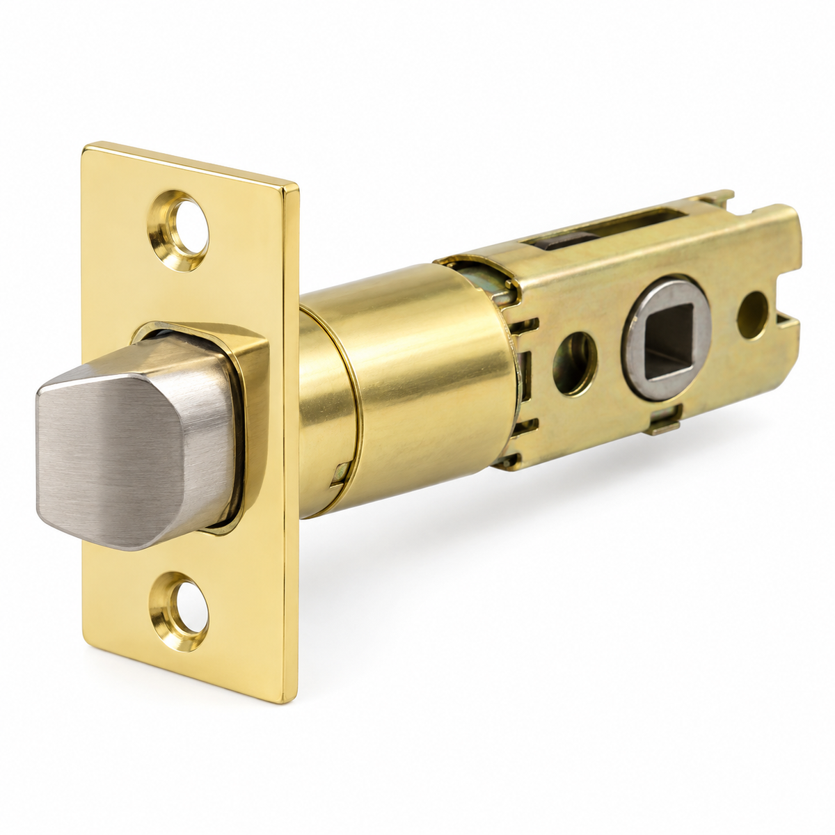 Illustration of handleset latch for Baldwin hardware