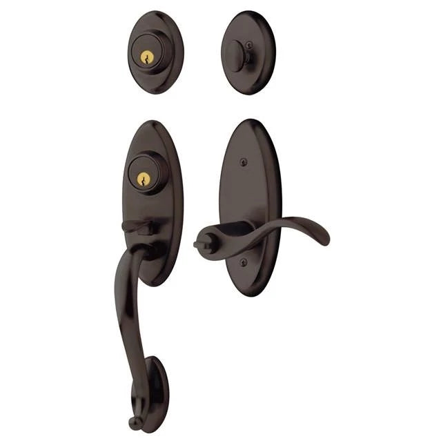 Sectional Handleset with Wave Lever - 260 - Polished Chrome; LH