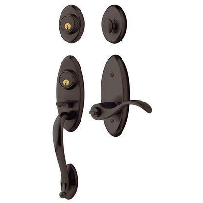 Sectional Handleset with Wave Lever - 260 - Polished Chrome; LH