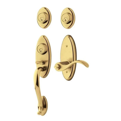 Sectional Handleset with Wave Lever - 402 - Distressed Oil Rubbed Bronze; LH