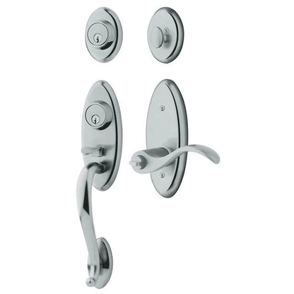 Sectional Handleset with Wave Lever - 033 - Vintage Brass; RH