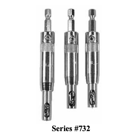 Self-Centering Drill Bits - #3–4 Screws