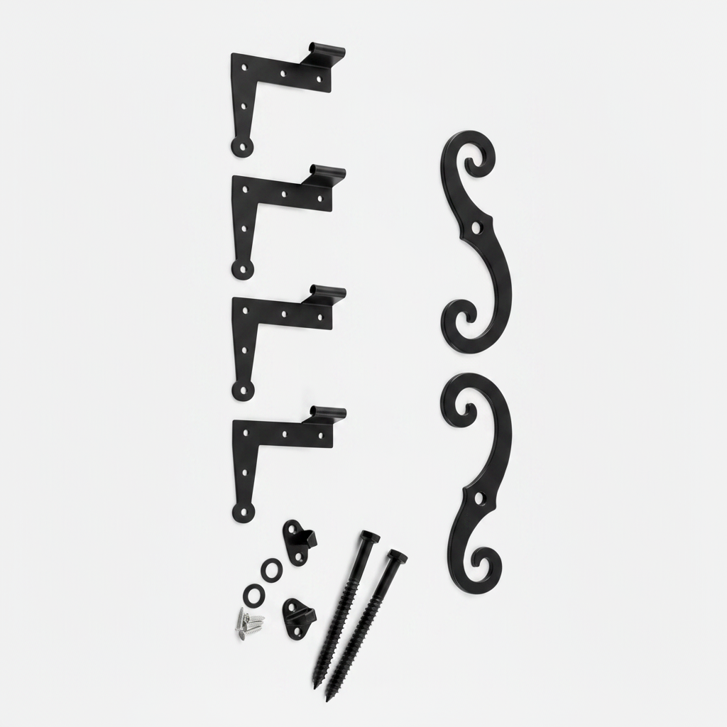 Shutter Hardware Set - No Holdbacks