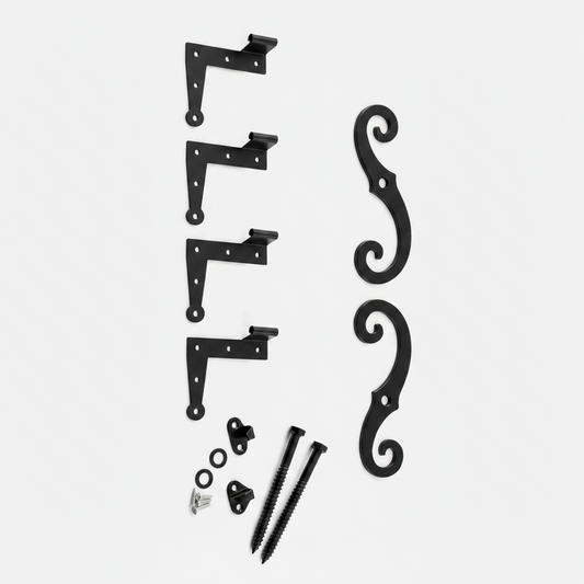 Shutter Hardware Set - No Holdbacks