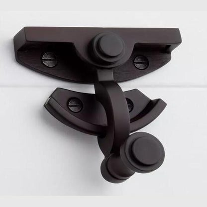 Solid Brass Sash Lock - Satin Brass - Matte Black