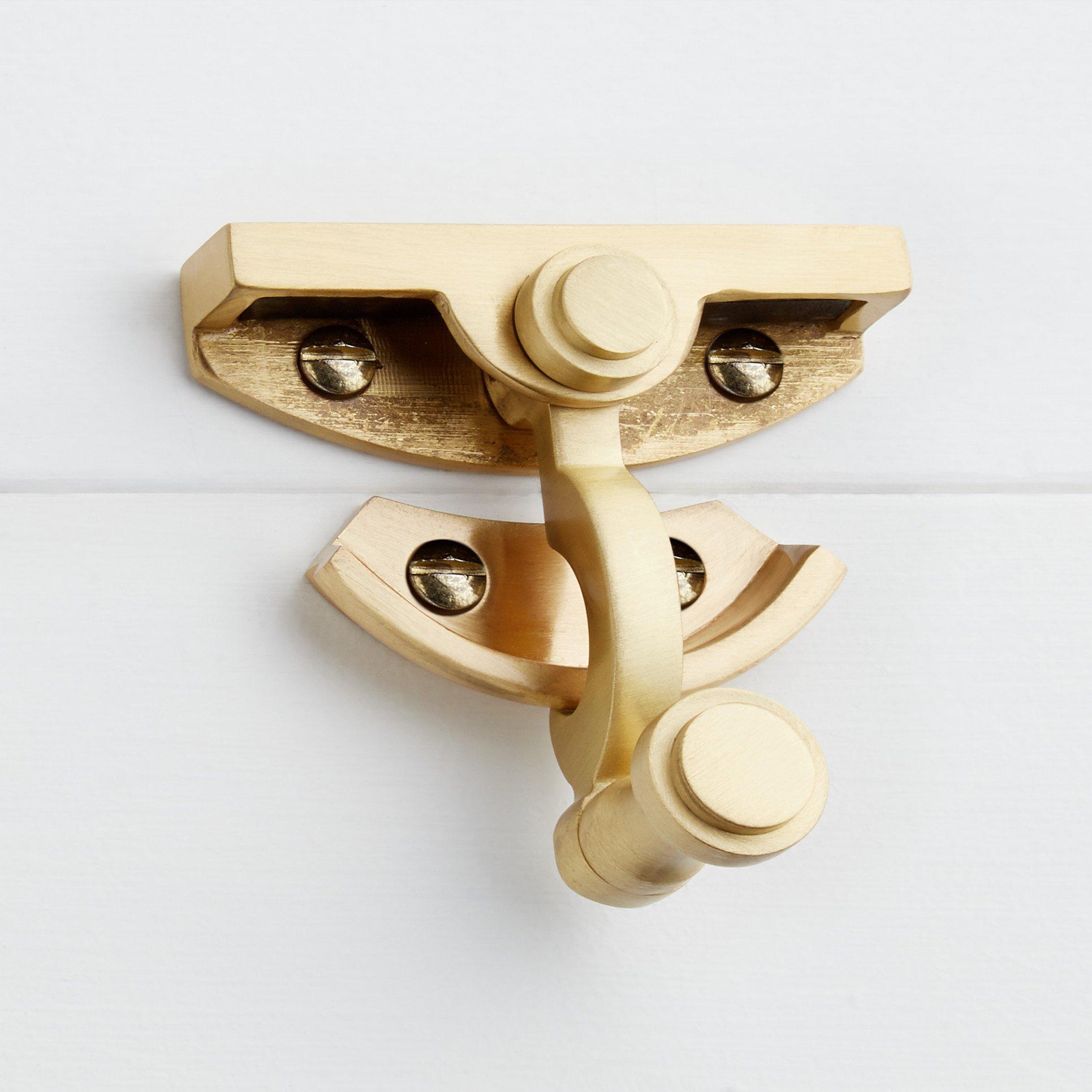 Solid Brass Sash Lock - Satin Brass