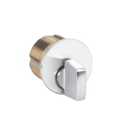 Turnknob Mortise Cylinder - 7151: 15/16 in. (23.8 mm); 26D Satin Chrome